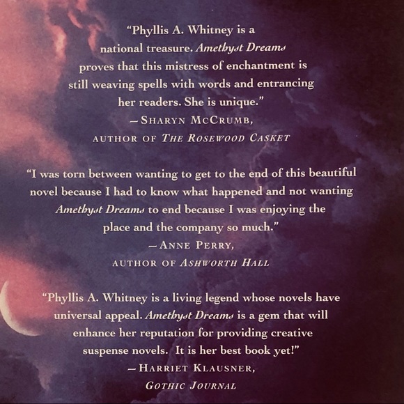 Phyllis Whitney hardback book  Amethyst Dreams - Picture 2 of 5